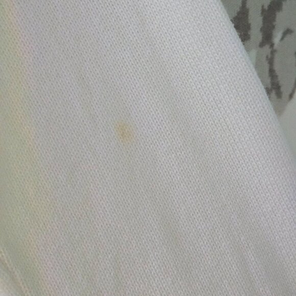 Charter Club Neutral Bunny Intarsia Knit Crewneck Button Detail Sweater Size Lp - Picture 6 of 6